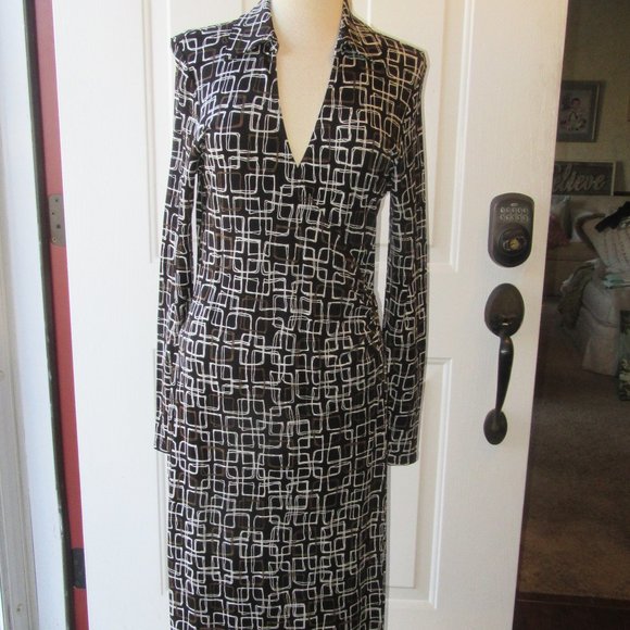 Talbots Dresses & Skirts - NWT Talbots Long Sleeve Midi Faux Wrap Dress Size 10